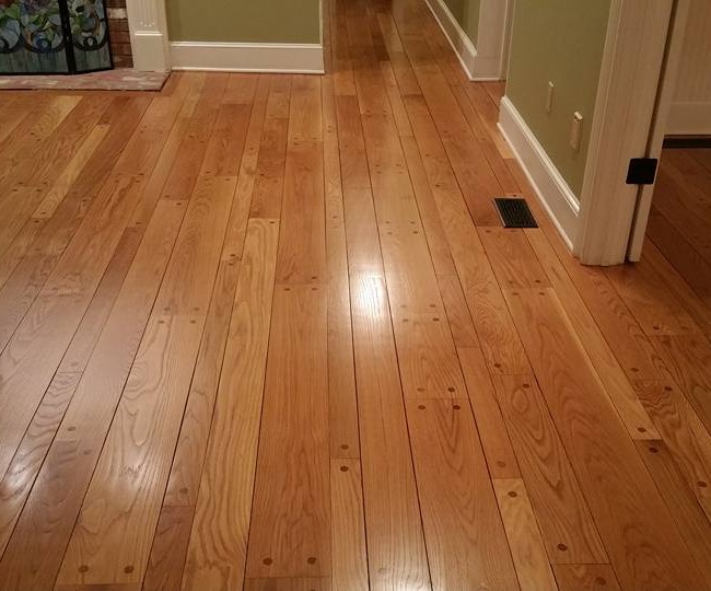 Pegged White Oak With Natural Finish Patrick Daigle Hardwood